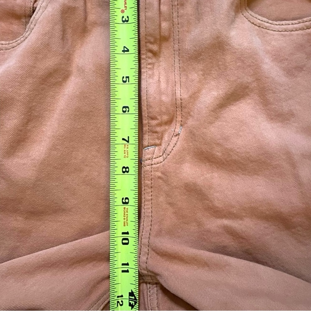 American Eagle Outfitters Orange Cropped Jeans - Picture 7 of 9